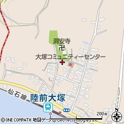 宮城県東松島市大塚大塚54周辺の地図