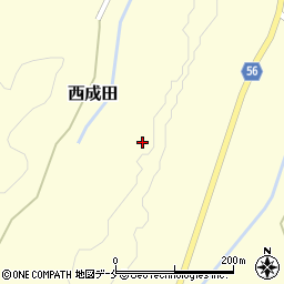 宮城県富谷市西成田周辺の地図