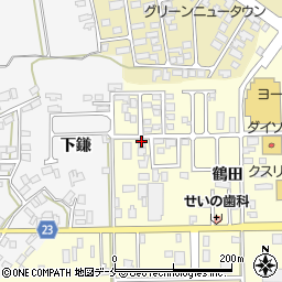 山形県寒河江市寒河江鶴田38-17周辺の地図