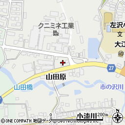 山形県西村山郡大江町左沢756-17周辺の地図