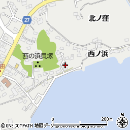 宮城県宮城郡松島町磯崎西ノ浜59周辺の地図