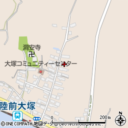 宮城県東松島市大塚大塚5周辺の地図