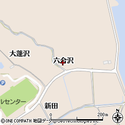 宮城県松島町（宮城郡）手樽（六合沢）周辺の地図