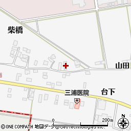 山形県寒河江市柴橋445-2周辺の地図