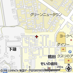 山形県寒河江市寒河江鶴田44-11周辺の地図