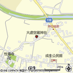 大虚空蔵神社周辺の地図