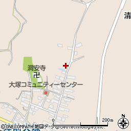 宮城県東松島市大塚大塚41周辺の地図