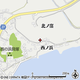 宮城県宮城郡松島町磯崎西ノ浜54周辺の地図