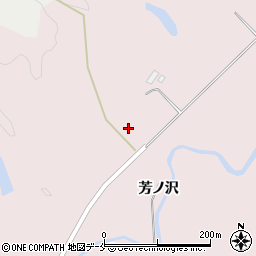 宮城県黒川郡大和町小野芳ノ沢周辺の地図