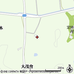宮城県東松島市野蒜大茂倉周辺の地図