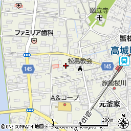 本田整骨院周辺の地図
