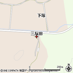 宮城県東松島市大塚三反田周辺の地図