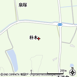 宮城県東松島市野蒜朴木周辺の地図