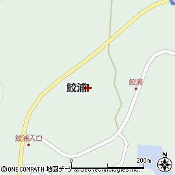 宮城県石巻市鮫浦的場周辺の地図