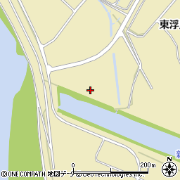 宮城県東松島市浜市東浮足周辺の地図