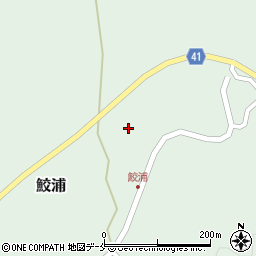 宮城県石巻市鮫浦（夏山）周辺の地図