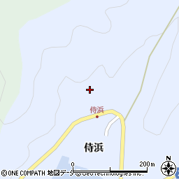 宮城県石巻市侍浜西山周辺の地図