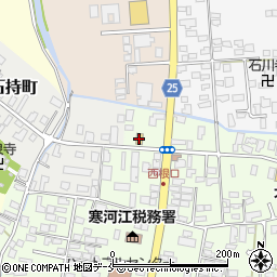 ファミリーマート寒河江中央二丁目店周辺の地図