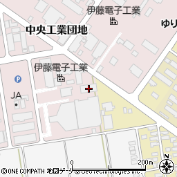 山形県寒河江市中央工業団地123周辺の地図