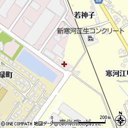 山形県寒河江市中央工業団地151-6周辺の地図