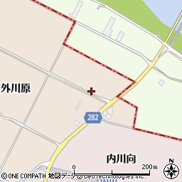 山形県寒河江市西根外川原45周辺の地図