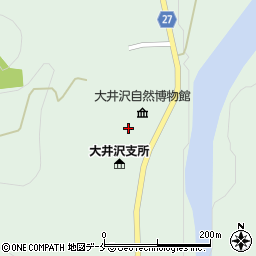 西川町役場　大井沢自然と匠の伝承館周辺の地図
