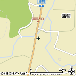 新潟県村上市蒲萄1331-1周辺の地図