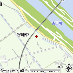 宮城県東松島市野蒜谷地中周辺の地図