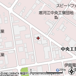 山形県寒河江市中央工業団地52周辺の地図