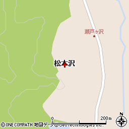 宮城県富谷市今泉松木沢周辺の地図