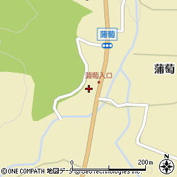 新潟県村上市蒲萄255周辺の地図