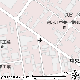 山形県寒河江市中央工業団地50周辺の地図