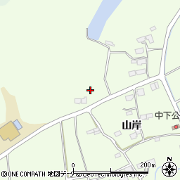 宮城県東松島市野蒜山岸周辺の地図
