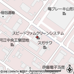 山形県寒河江市中央工業団地160-7周辺の地図