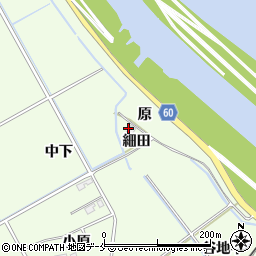宮城県東松島市野蒜細田周辺の地図