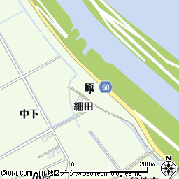 宮城県東松島市野蒜原周辺の地図