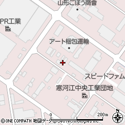 山形県寒河江市中央工業団地172周辺の地図