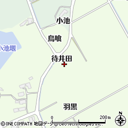宮城県東松島市野蒜待井田周辺の地図