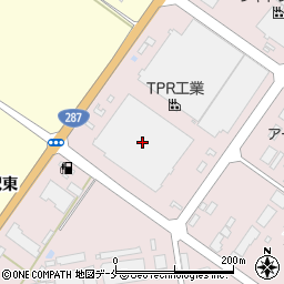 山形県寒河江市中央工業団地187周辺の地図