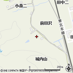 宮城県宮城郡松島町高城前田沢周辺の地図