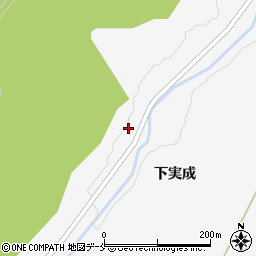 宮城県黒川郡大郷町川内下実成周辺の地図