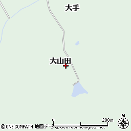 宮城県東松島市浅井大山田周辺の地図