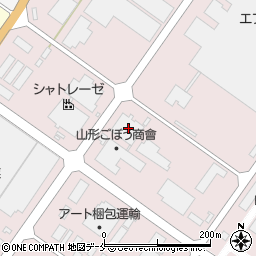 山形県寒河江市中央工業団地1417周辺の地図