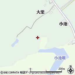 宮城県東松島市浅井大栗窪周辺の地図