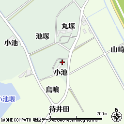 宮城県東松島市浅井（小池）周辺の地図