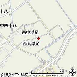 宮城県東松島市牛網西大浮足123周辺の地図