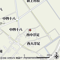 宮城県東松島市牛網西中浮足21周辺の地図