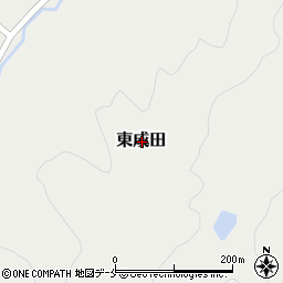 宮城県黒川郡大郷町東成田周辺の地図