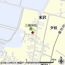 米沢公民館周辺の地図