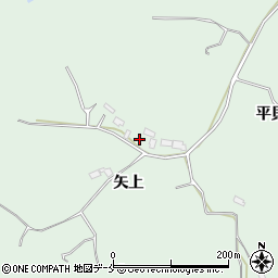宮城県東松島市浅井矢上周辺の地図